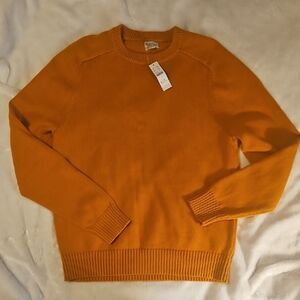 Orange Sweater Knit For J. Crew Men's / Unisex